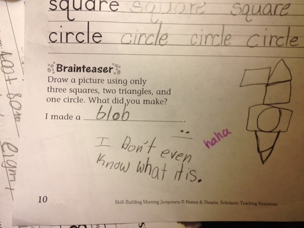 Kids…. they make the funniest notes!